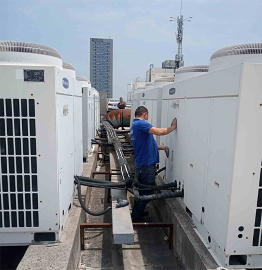 柳州中央空调制热和不制冷系统维修方法